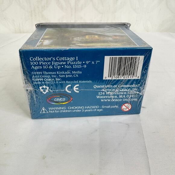 Thomas Kinkade Painter of Light Cottage 100 Piece Mini Puzzle Sealed New - Picture 2 of 5